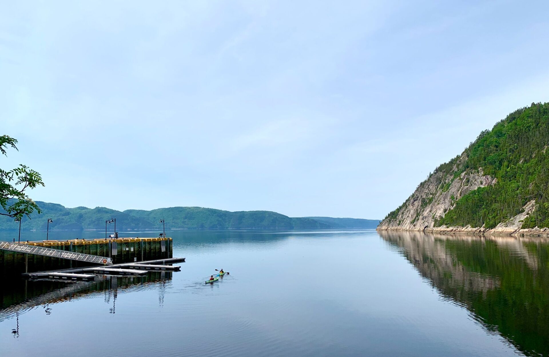 Le fjord du Saguenay, depuis Sainte-Rose-du-Nord